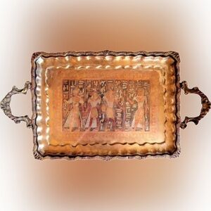 Vintage Large Egyptian Tray
